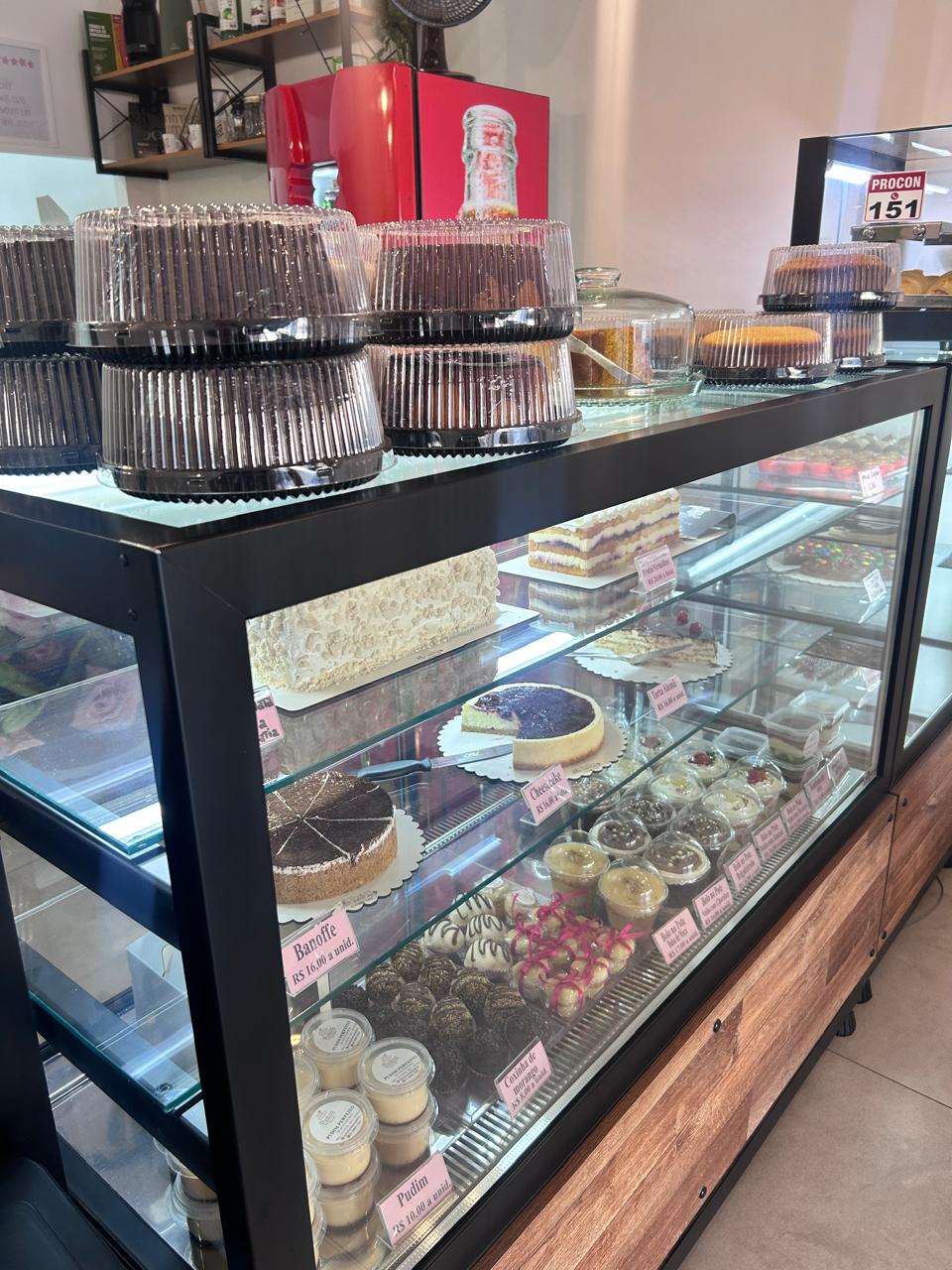 Vitrine com doces